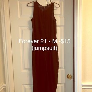 Forever 21 jumper suit